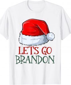 Lets Go Brandon Christmas Santa Hat Let's Go Brandon Xmas Gift ShirtLets Go Brandon Christmas Santa Hat Let's Go Brandon Xmas Gift Shirt