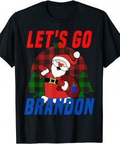 Let's Go Brandon Christmas Santa Package Tree Unisex Shirt