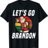 Let's Go Brandon Christmas Say Hi Santa Lamplight T-Shirt