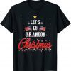 Let's Go Brandon Christmas Tree Lights Pjama Holiday Unisex Shirt