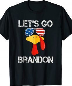 Let's Go Brandon Conservative US Flag Thankgiving Turkey Limited Shirt
