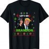 Let's Go Brandon Donal Trump Christmas T-Shirt