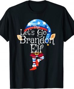 Let's Go Brandon Elf Family Christmas Biden Political Gift Shirt