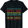 Let's Go Brandon From Santa Ugly Christmas Classic Shirt