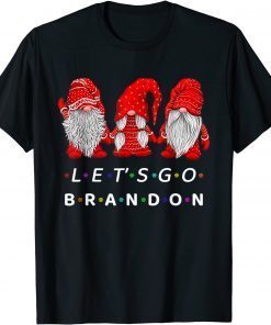 Let's Go Brandon Gnome Christmas Political Xmas Gift Shirt