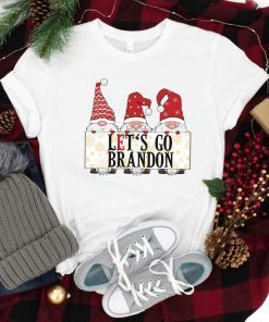 Lets Go Brandon Gnomes Merry X-mas Shirt