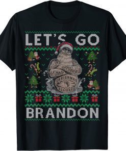 Let's Go Brandon Impeach 46 Anti Biden Chant Ugly Sweater Classic T-Shirt