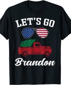 Lets Go Brandon Let's Go Brandon Christmas Sunglasses Unisex Shirt