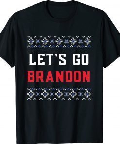 Let’s Go Brandon Political Patriotic Ugly Christmas Unisex Shirt