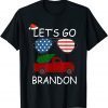 Let's Go Brandon Red Truck Christmas Tree Classic Shirt