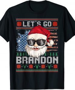 Let's Go Brandon Santa Ugly Christmas Classic Shirt