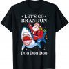 Let's Go Brandon Shark Doo Doo Christmas Santa Classic Shirt