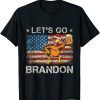 Let's Go Brandon Thanksgiving Turkey Anti Biden USA Flag Limited Shirt