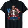 Lets Go Brandon Trump And America Flag Anti Biden Classic Shirt