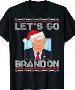 Let's Go Brandon Trump Christmas T-Shirt