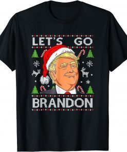 Let's Go Brandon Trump Ugly Christmas Sweater Anti Bien T-Shirt