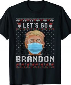 Let's Go Brandon Trump Ugly Christmas Sweater Xmas Gift Shirt