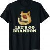 Lets Go Brandon US Flag Funny Dog Glasses 2021 T-ShirtLets Go Brandon US Flag Funny Dog Glasses 2021 T-Shirt