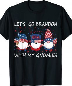 Let's Go Brandon With My Gnomies Christmas Pajama XLet's Go Brandon With My Gnomies Christmas Pajama Xmas Tee Shirtmas Tee Shirt