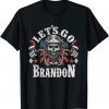 Let's Go Branson Brandon American Biker Usa Flag Gift Shirt