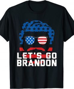 Let's Go Branson Brandon American Sunglasses Usa Flag Unisex Shirt