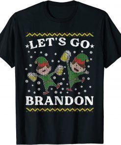 Let's Go Branson Brandon Anti Biden Chant Ugly Christmas Gift T-Shirt