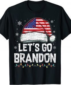 Let's Go Branson Brandon Conservative Anti Liberal Santa Hat T-Shirt