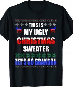 Let's Go Branson Brandon Ugly Sweater Style Xmas Classic Shirt