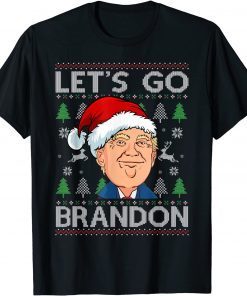 Let's Go Donald Trump Brandon Ugly Christmas Sweater Gift T-Shirt