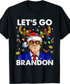 Let's Go Trump Brandon Ugly Christmas Gift T-Shirt