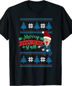 Let's Go Ugly Christmas Sweater Poopy Joe Poopmas Classic Shirt