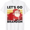Let's go Brandon Christmas Santa Vintage Classic T-Shirt