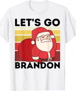 Let's go Brandon Christmas Santa Vintage Classic T-Shirt
