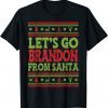 Let's go Brandon From Santa Ugly Sweater Christmas 2021 Gift Shirt