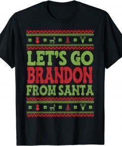 Let's go Brandon From Santa Ugly Sweater Christmas 2021 Gift Shirt