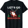 Lets go Brandon Santa Family Matching Christmas Pajamas Gift Shirt