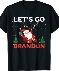 Lets go Brandon Santa Family Matching Christmas Pajamas Gift Shirt