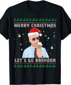 Let’s go Brandon Ugly Christmas Biden 2021 Shirt