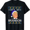 Let's Go Brandon Xmas Ugly Sweater Style Christmas Ugly Gift Shirt
