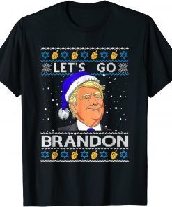 Let's Go Brandon Xmas Ugly Sweater Style Christmas Ugly Gift Shirt