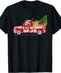 Let's go Red Truck Christmas Trees 2021 Shirt