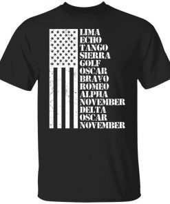 Lima Echo Tango Sierra Golf Oscar Bravo Romeo Classic shirt