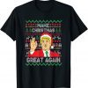 Make Christmas Great Again Support Trump Ugly Christmas Classic Shirt