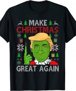 Make Christmas Great Again Trump 2024 Ugly Sweater Unisex Shirt