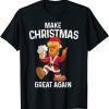 Make Christmas Great Again Trump Santa Ugly Xmas Unisex Shirt