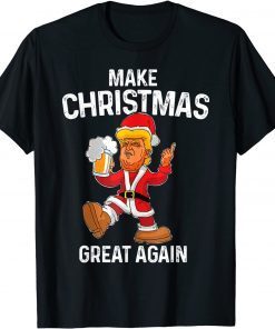 Make Christmas Great Again Trump Santa Ugly Xmas Unisex Shirt