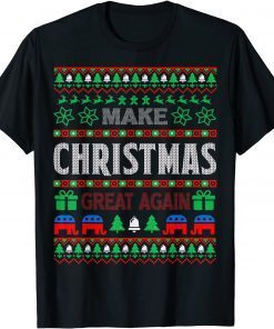 Make Christmas Great Again Trump Ugly Christmas T-Shirt