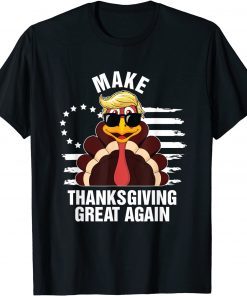 Make Thanksgiving Great Again Trump Turkey Costume T-Shirt