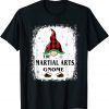 Martial Arts Gnome Buffalo Plaid Matching Family Xmas Pajama Unisex T-Shirt