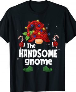 Matching Family The Handsome Gnome Christmas Group Gift Shirt
